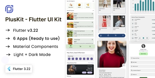PlusKit  Flutter UI Kit
