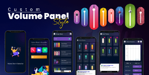 Custom Volume Panel Style  Volume Button Style  Stylish Button  Volume Neon Style Button