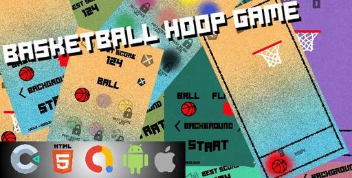 Basketball Game (Hyper-Casual)  Construct 3, HTML5
