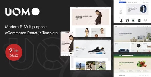 Uomo  eCommerce React Js Template