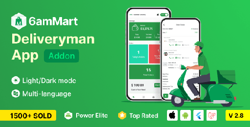 6amMart  Delivery Man App