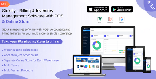 Stockifly  Billing &amp; Inventory Management with POS and Online Shop
