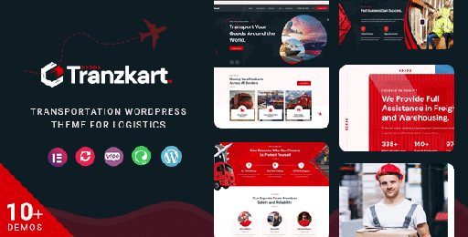 Tranzkart  Transportation WordPress Theme for Logistics