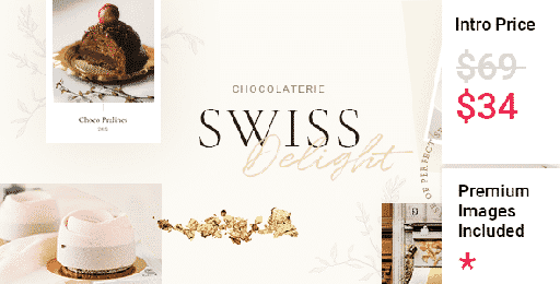 Swiss Delight  Chocolate &amp; Cake Shop Theme