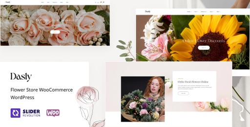 Dasly  Flower Store WooCommerce WordPress Theme