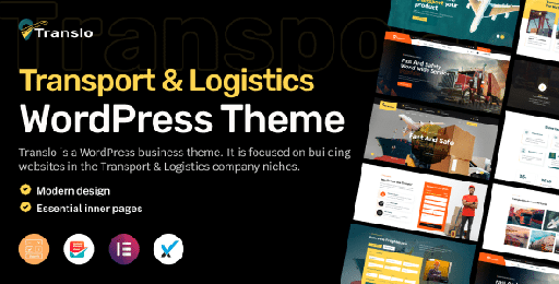 Translo  Logistics and Transportation WordPress Theme