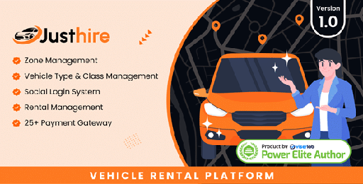 Justhire  Vehicle Rental Platform