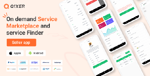 Qixer  Multi-Vendor On demand Service Marketplace Seller App