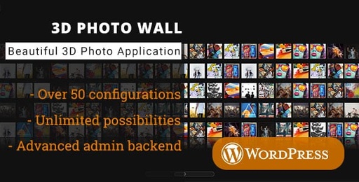 3D Photo Wall  WordPress Media Plugin