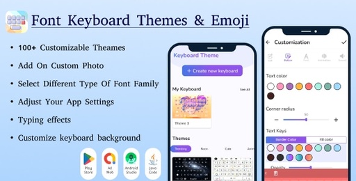 Font Keyboard  Keyboard Themes &amp; Emoji Fonts  Design Keyboard  Design Keyboard color