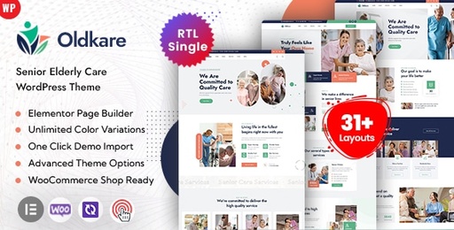 Oldkare  Senior Elderly Care WordPress