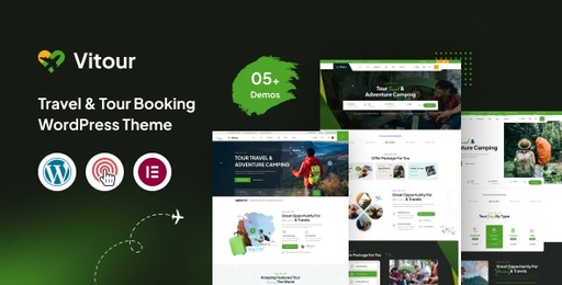 Vitour  Travel &amp; Tour Booking WordPress Theme