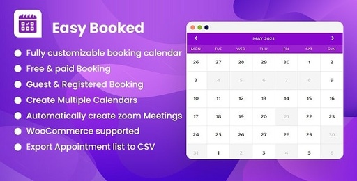Easy Booked  Appointment Booking and Scheduling Management System for WordPress