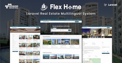 Flex Home  Laravel Real Estate Multilingual System