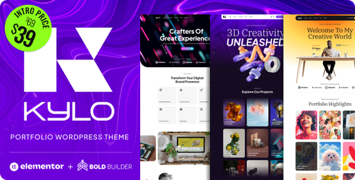 Kylo  Portfolio WordPress Theme