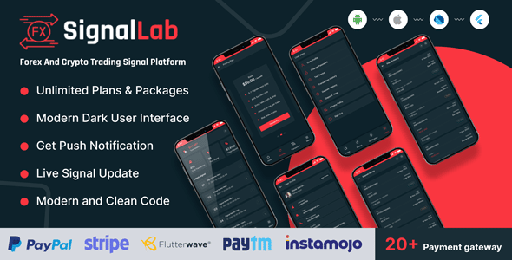 SignalLab  Forex And Crypto Trading Signal Flutter App