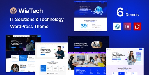 WiaTech  IT Services &amp; Development WordPress Theme