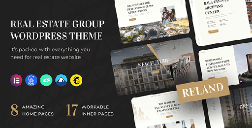 Reland  Real Estate Group WordPress Theme