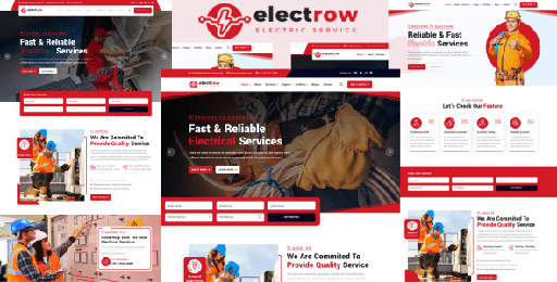 Electrow  Power And Electricity Services HTML5 Template