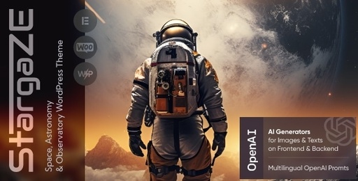 Stargaze  Space, Astronomy and Observatory WordPress Theme