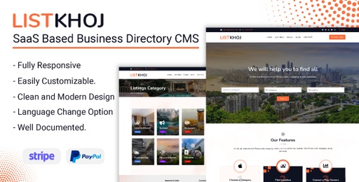 Listkhoj  SaaS Based Business Directory CMS