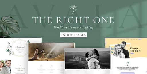 Avala  Wedding WordPress Theme