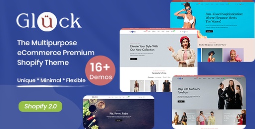 Gluck  Multipurpose eCommerce Shopify 2.0 Theme