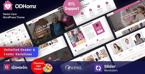 Odhomz  Senior Care WordPress Theme