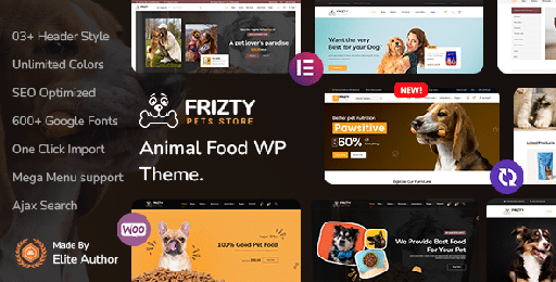 Frizty  Pet Shop WooCommerce Theme + RTL