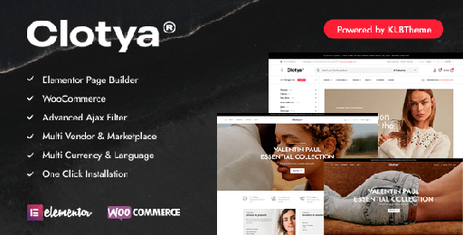 Clotya  Fashion Store eCommerce Theme