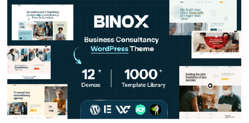 Binox | Multipurpose Business Consulting WordPress Theme