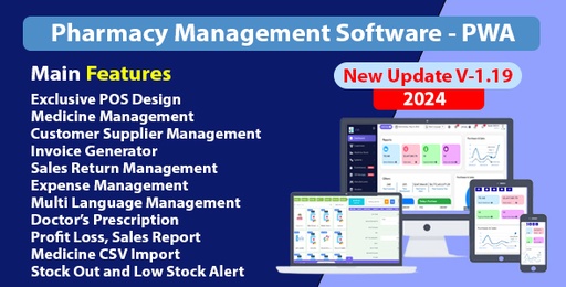 Pharmacy Management Software -PWA