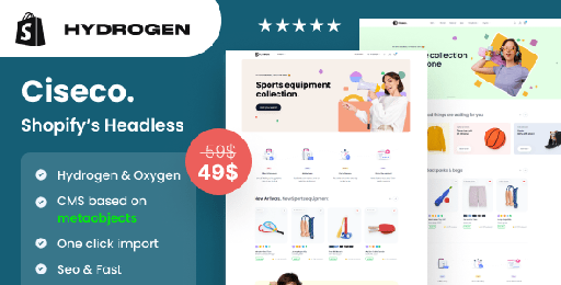 Ciseco  Hydrogen Shopifys Headless Storefront Template