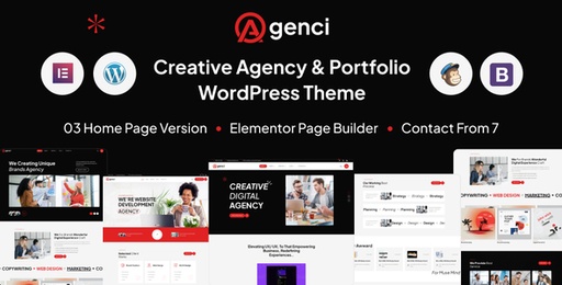 Agenci  Creative Agency &amp; Portfolio WordPress Theme