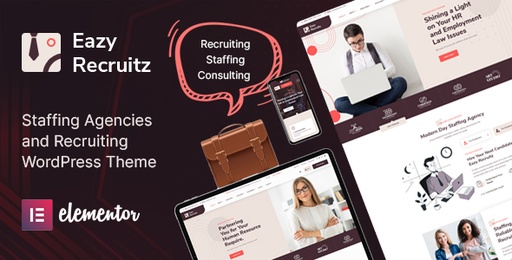 Eazy Recruitz  Staffing Agencies WordPress Theme