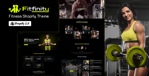 Fitfinity  Fitwear Cloth &amp; Equipments Shopify Theme
