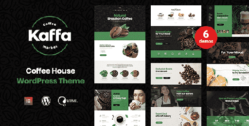 Kaffa  Cafe &amp; Coffee Shop WordPress Theme + RTL