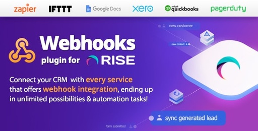 Webhooks plugin for RISE CRM  Connect RISE with every service