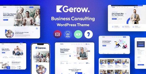 Gerow  Business Consulting WordPress Theme