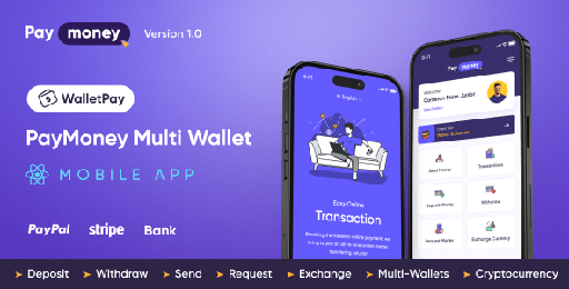 WalletPay  PayMoney Multi Wallet Mobile App