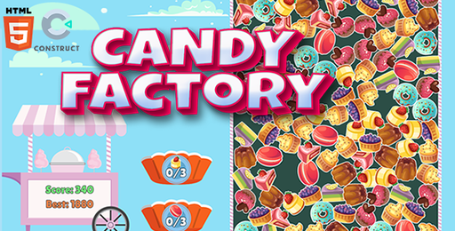 Candy Factory  Construct3  HTML