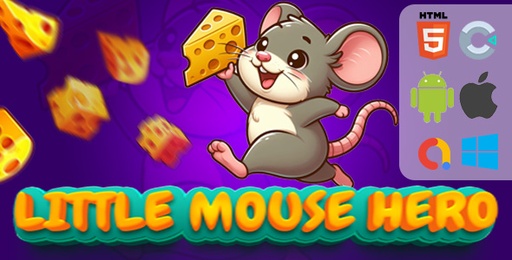 Little Mouse Hero  (HTML5|Construct 3) puzzle game