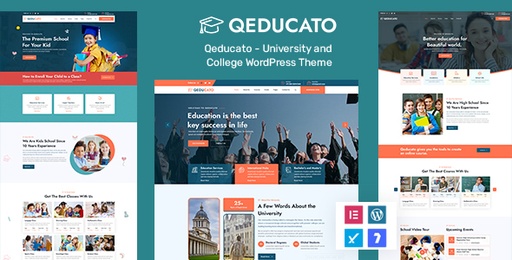 Qeducato  University and College WordPress Theme
