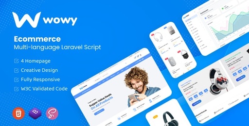 Wowy  Multi-language Laravel eCommerce Script