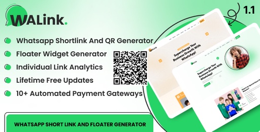 WALink  WhatsApp Shortlink and Floater Generator