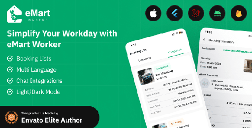 eMart  Worker / Service Man app for On-Demand Service