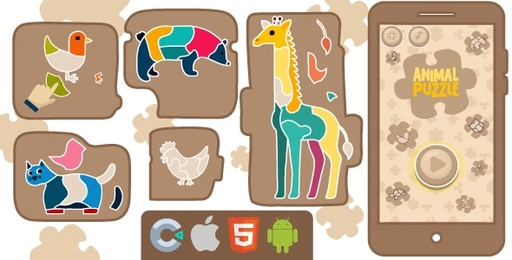 Animal puzzle  HTML5  Construct 3