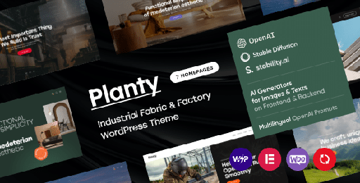 Planty  Fabric &amp; Factory Theme