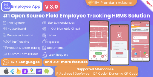 Employee App for Field Manager SaaS &amp; non SaaS | Employee GPS tracking application | Flutter