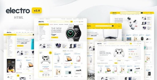 Electro  Electronics eCommerce HTML Template